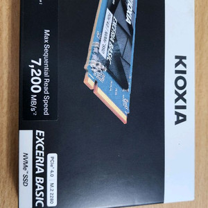 [급처, 정상가 40] 키오시아 exceria basic 1tb ssd (보증 30년 11월) 이미지