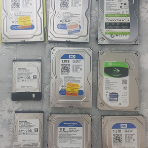 하드디스크 HDD 데스크탑 노트북 하드 HDD PC 1테라 500기가 저렴히 팝니다 이미지