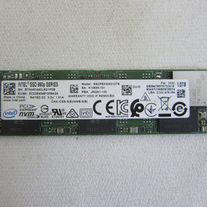 인텔 SSD 660P M.2 NVMe 1TB 이미지