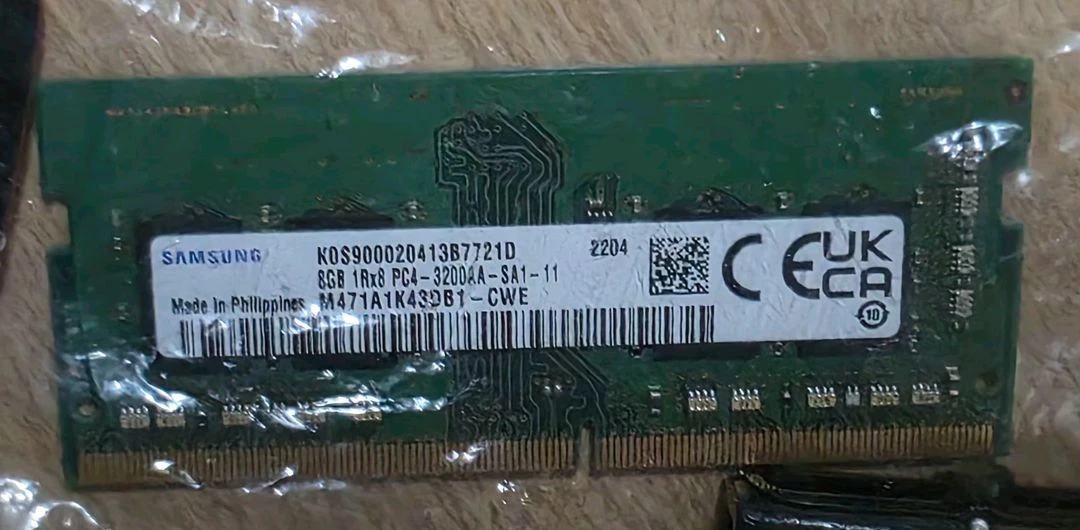 삼성 DDR4 8GB PC4-3200MHz 노트북 램 이미지