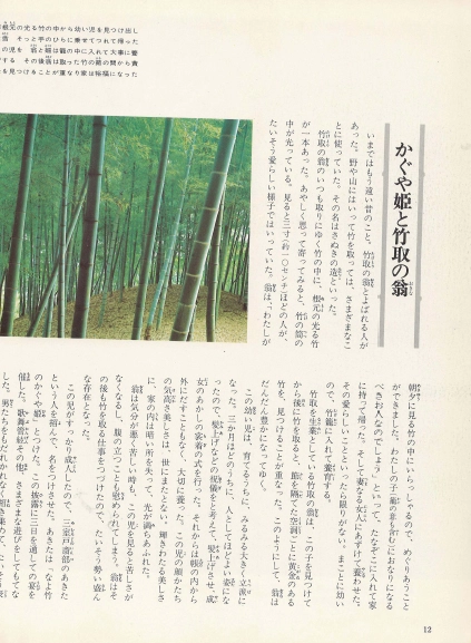 竹取物語 伊勢物語 (다케토리모노가타리 죽취물어 이세물어 이세모노가타리) - 日本の古典 3 グラフィック <일본출판도서 이미지