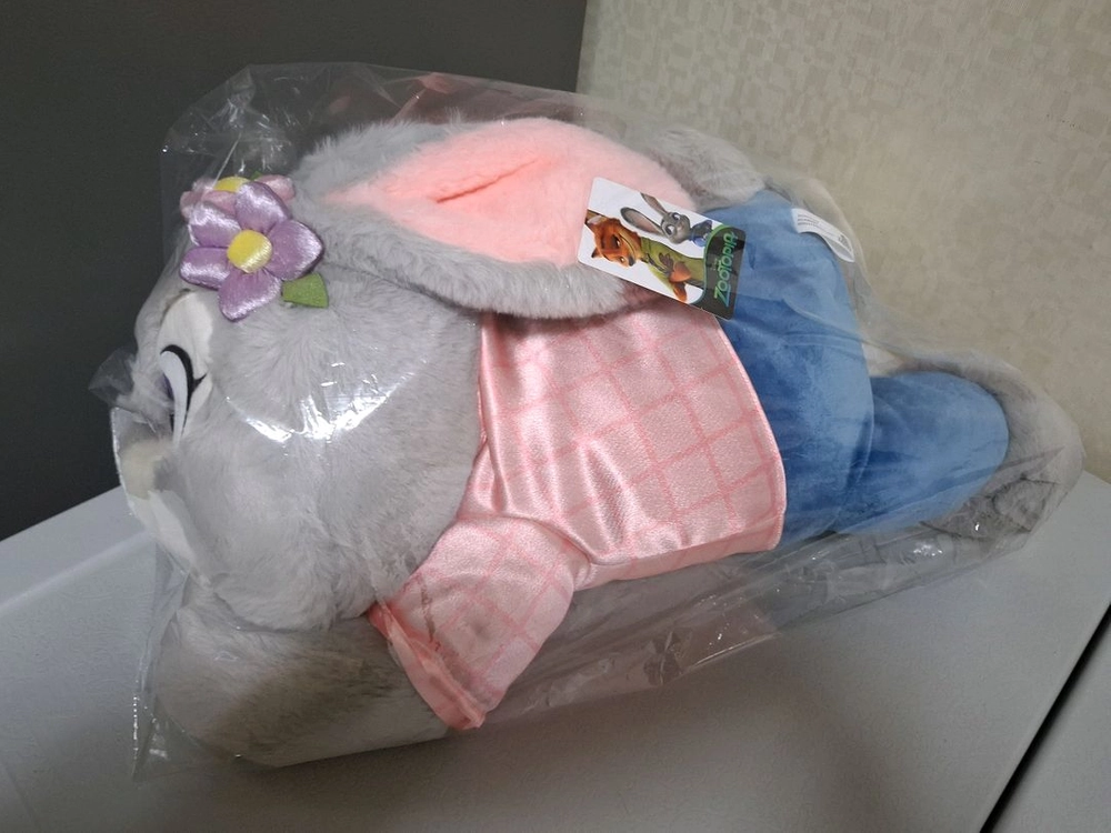 (택포)주토피아 주디 대형 인형 쿠션 58cm(미사용) 이미지