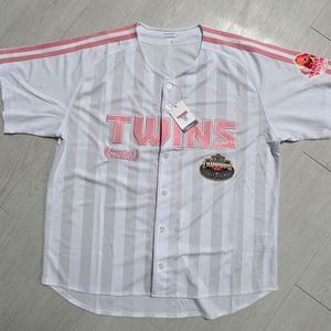 [새상품]LG 트윈스 챔피언스 유니폼 120(4XL) 핑크 잔망루피 이미지