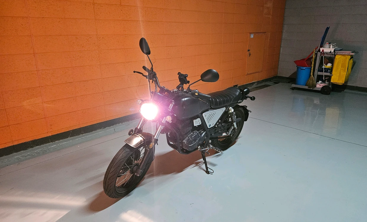 클래식 오토바이 부캐너 125cc 팝니다. 이미지
