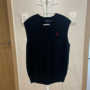 [폴로 남녀공용] 피마코튼 니트조끼 xs/m 이미지