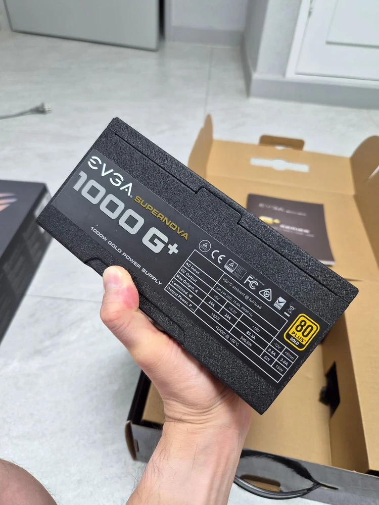 EVGA SUPERNOVA 1000G+ 80plus gold 1000w 파워서플라이 이미지
