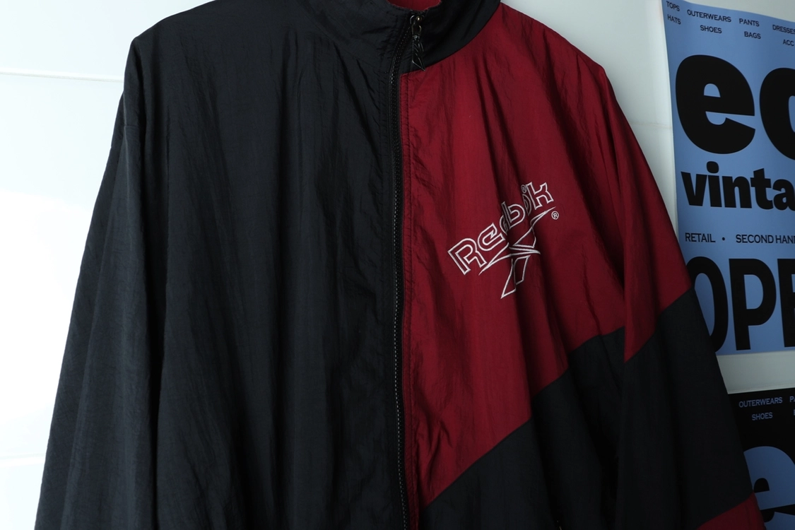 (M-3XL) 리복 집업 바람막이 점퍼자켓 90S년대 이미지