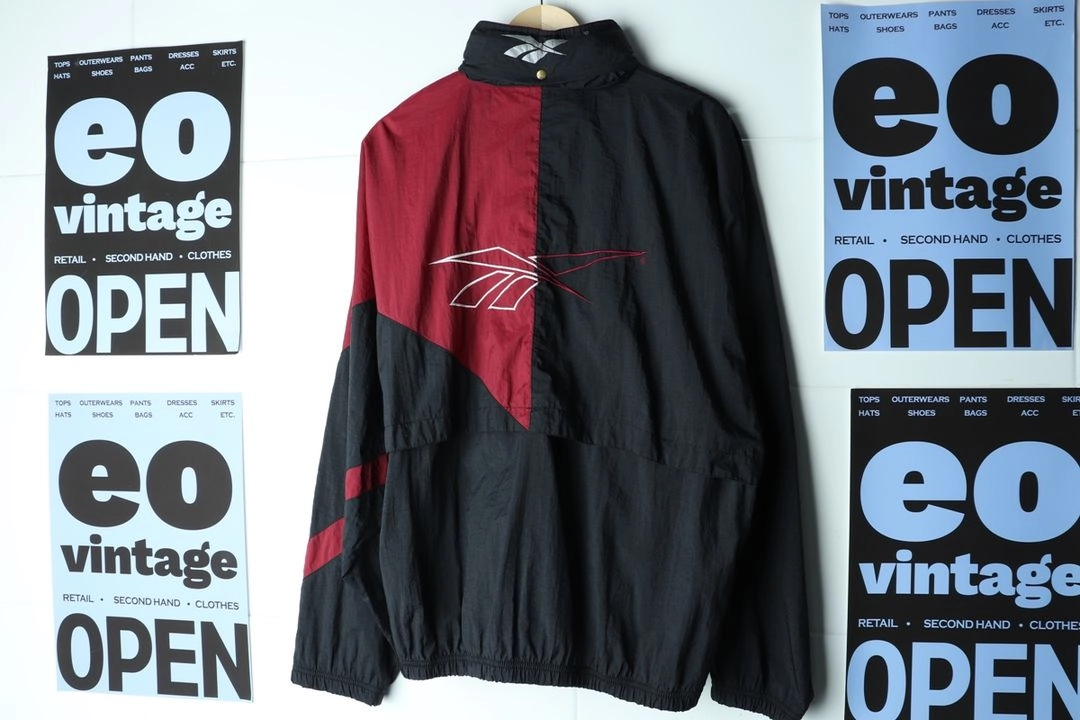 (M-3XL) 리복 집업 바람막이 점퍼자켓 90S년대 이미지