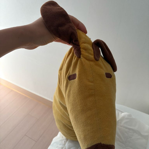 강아지 모양 라텍스베개 이미지