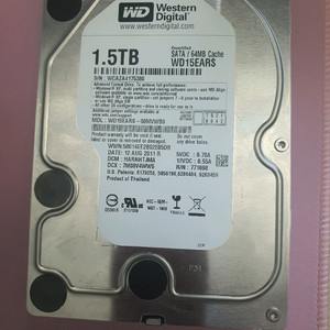웬디 하드디스크 1.5테라 wd hdd 1.5tb 이미지
