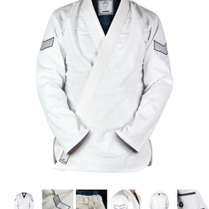 하이퍼플러이 주짓수 도복 F3(A1) Icon V wolf grey(White) 이미지
