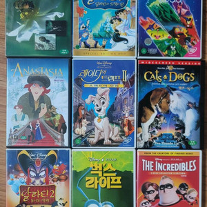 어린이, 디즈니 애니메이션 등 DVD 이미지