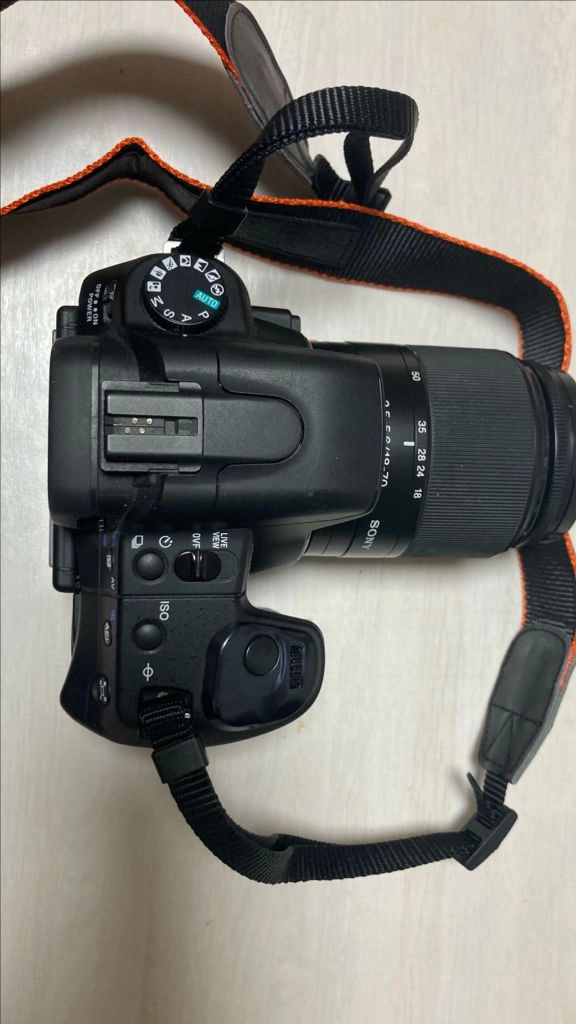 소니 알파 a350 DSLR 카메라 + 가방 이미지