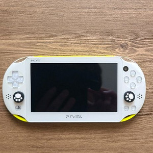 PS vita 2세대 이쁜 라임그린 화이트 풀박스 512기가 게임많은 이미지