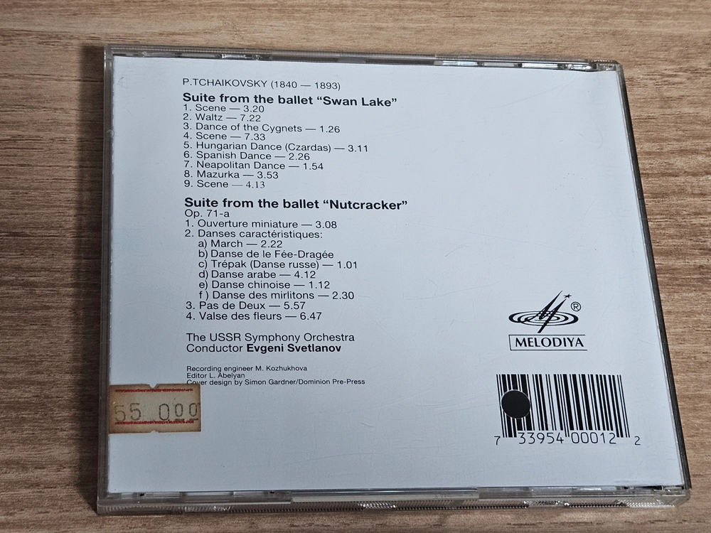 Tchaikovsky: Swan Lake And Nutcracker - Suites (홍보용 수입CD) 이미지