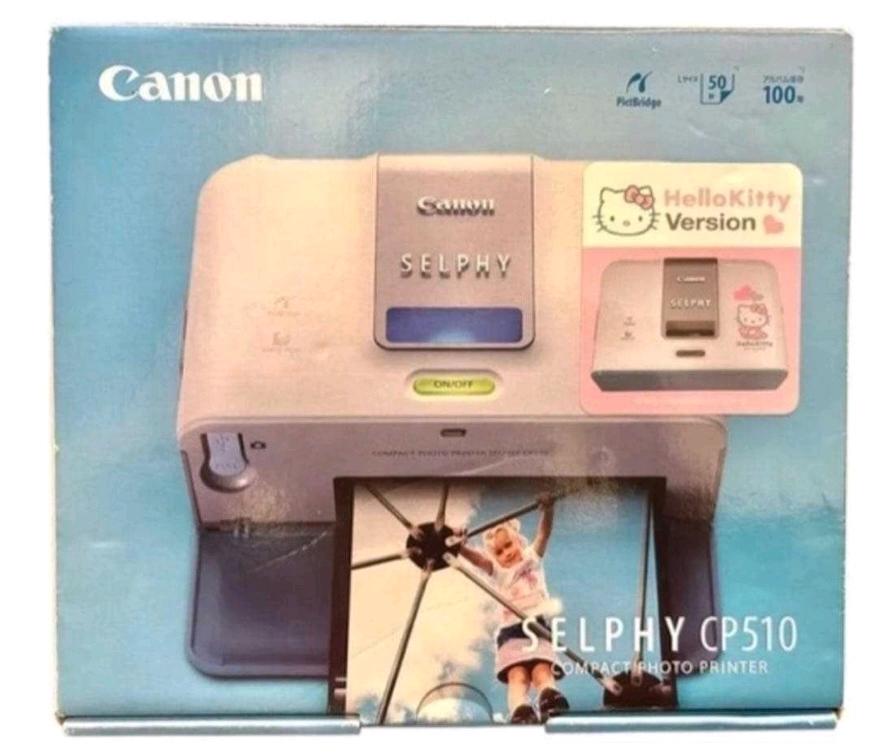 한정품 Canon 헬로 키티 프린터 SELPHY CP510 프린터 이미지