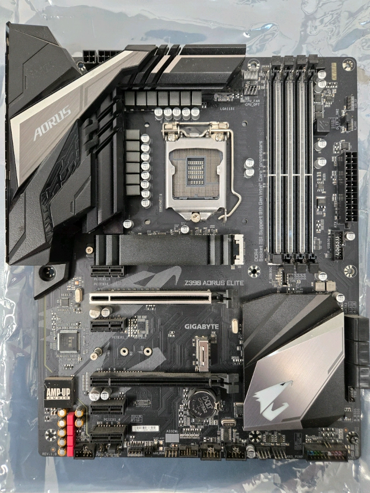 i9-9900K + Z390 Aorus elite 이미지