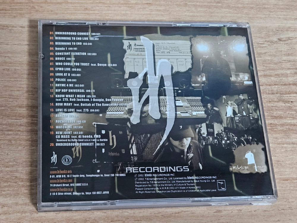 Bj Honda & Pmd - Underground Connection (CD) 이미지