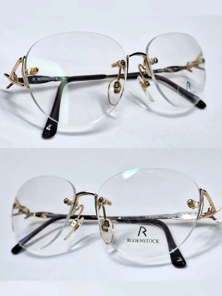 로덴스톡 RODENSTOCK R 4166 A 안경테 53mm 무테 일본 빈티지 데드스톡 명품 수입 아이웨어 클래식 이미지