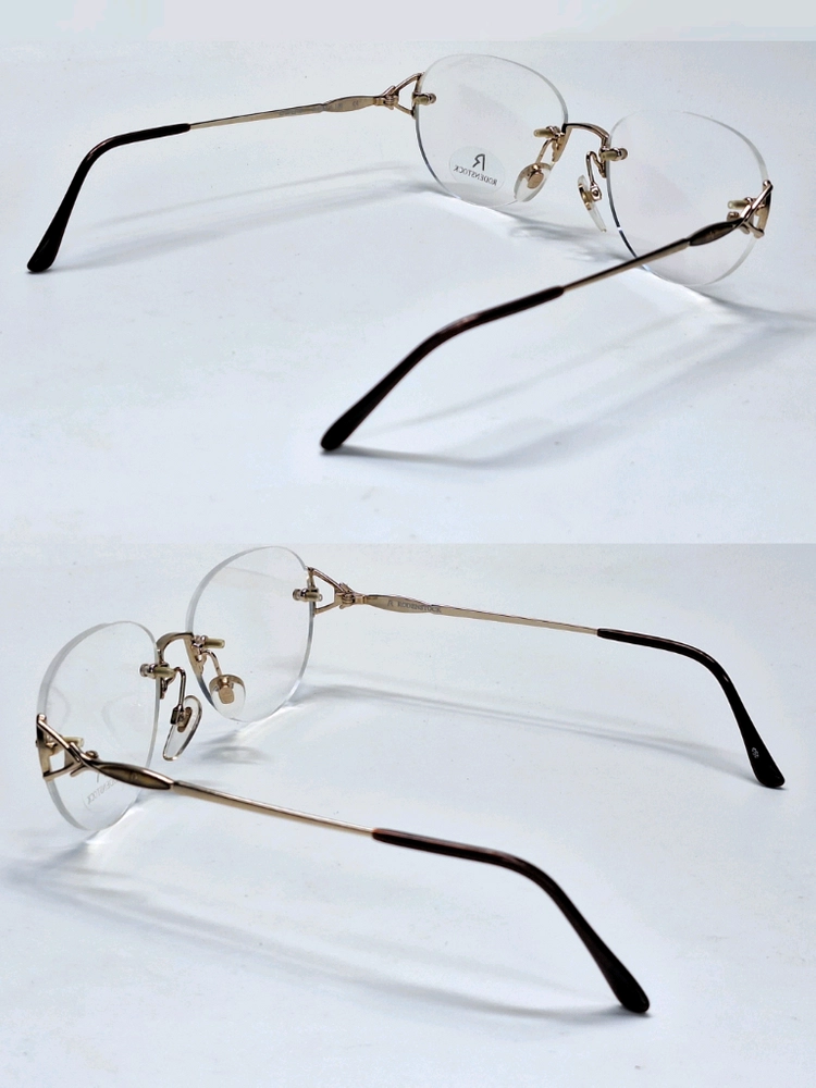 로덴스톡 RODENSTOCK R 4166 A 안경테 53mm 무테 일본 빈티지 데드스톡 명품 수입 아이웨어 클래식 이미지