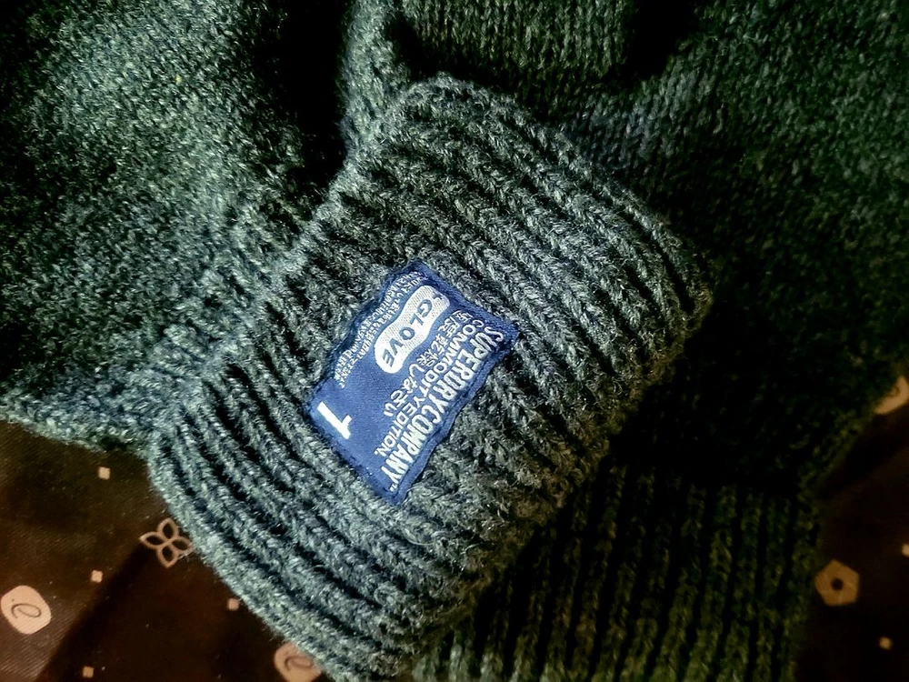 [미착용 새상품] SUPERDRY 슈퍼드라이 울 장갑 이미지