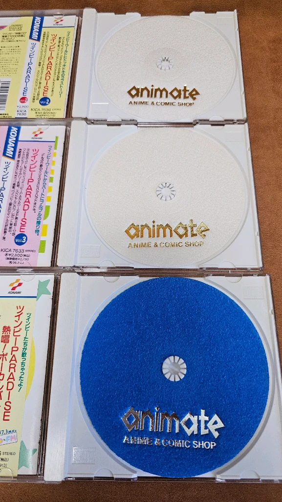 코나미 트윈비 파라다이스 오리지널 드라마 CD 6장 풀세트(보관상태 좋습니다) 이미지