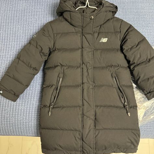 뉴발란스 키즈 롱패딩 블랙 110 이미지