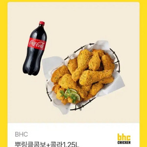 BHC 뿌링클콤보+콜라 1.25L 기프티콘 이미지