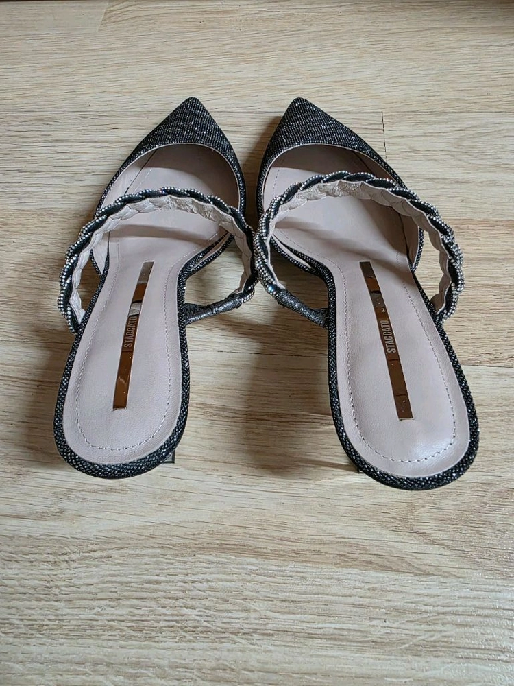 STACCATO 반짝이 뮬/샌들 240mm(38) 이미지