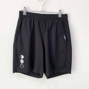 엘레쎄 ellesse 공용 블랙 스포티 그래픽 우븐 4부 팬츠 EK2MAPH519 (85) 이미지