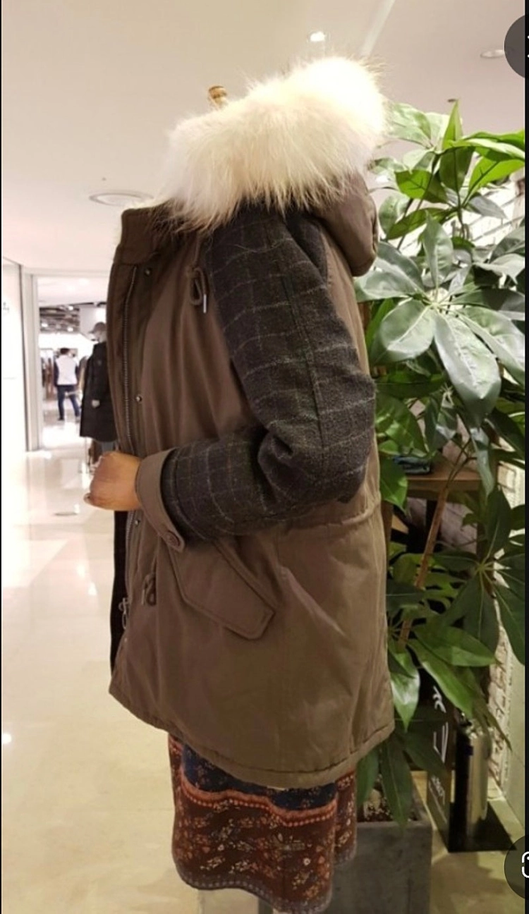새상품 S 패딩 야상 점퍼 써스데이아일랜드 이미지