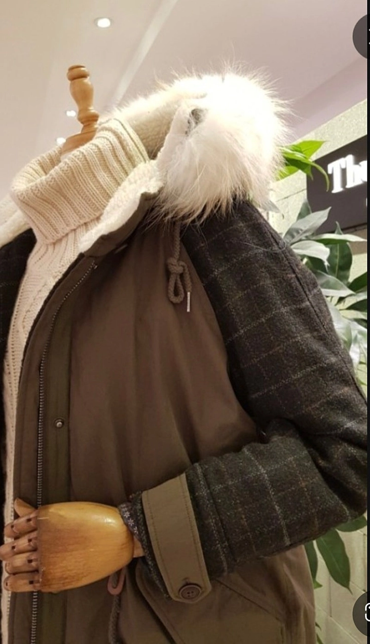 새상품 S 패딩 야상 점퍼 써스데이아일랜드 이미지