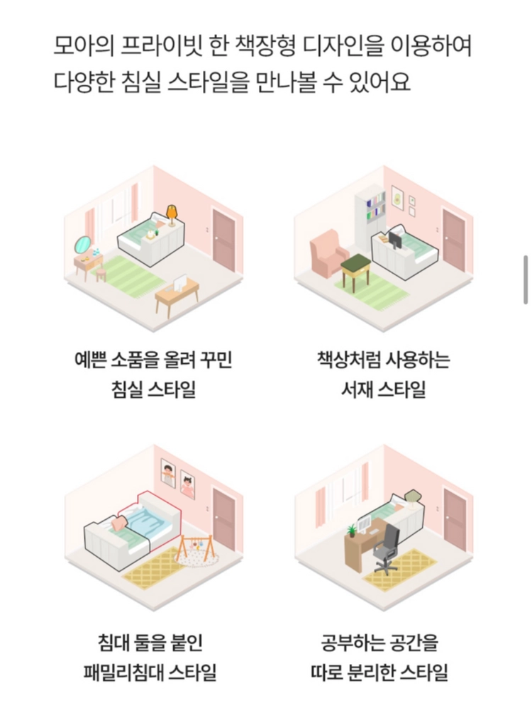 MOA 알파 다공간 수납침대 크림화이트 판매합니다- 93cm의 안정적인 높이로 아이들의 아늑한 울타리가 되어줍니다- 이미지