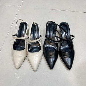 유엠 플롯 라텍스 쿠션 슬링백힐 이미지
