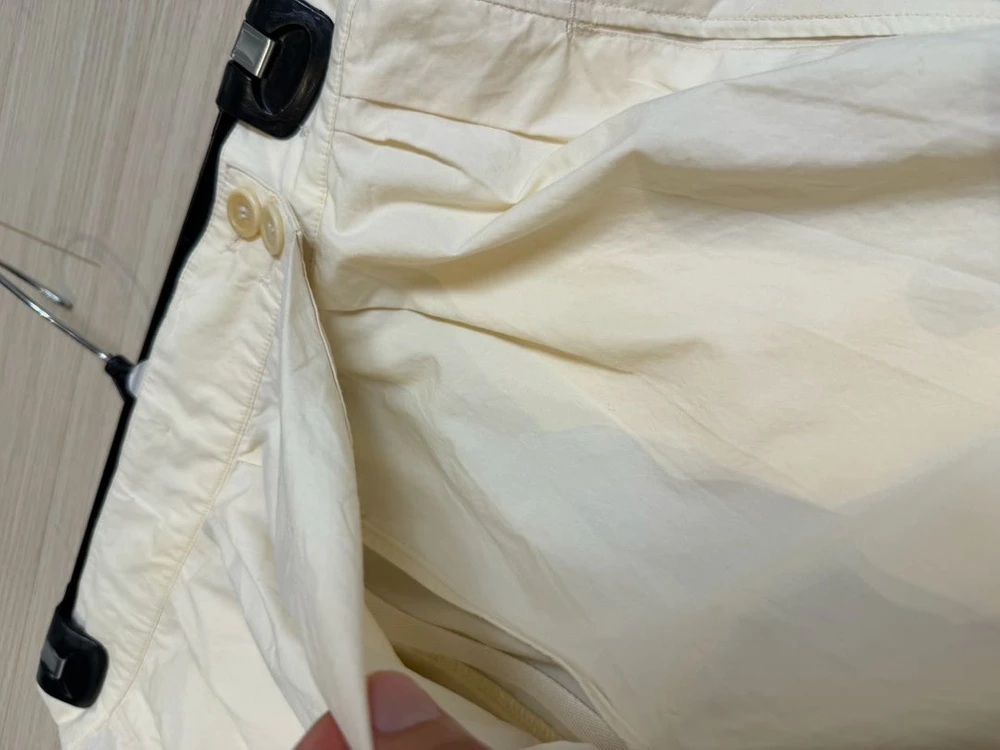 르메르 스타일 여성 TABLE 여름 아이보리 롱 레이어드 랩 스커트 55 이미지