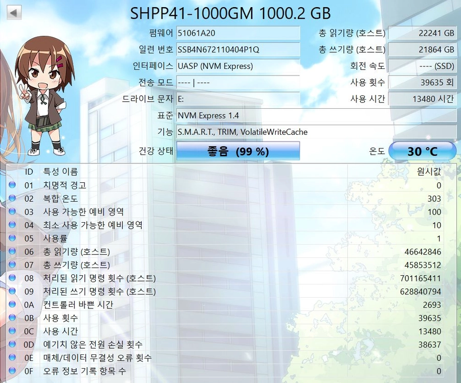 하이닉스 P41 1TB NVMe SSD 이미지
