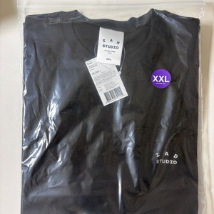 아이앱 스튜디오 아이앱 포켓 티셔츠 블랙 XXL 2XL 이미지