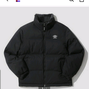 새상품급) 엄브로 온앤오프 리버시블 숏패딩 플리스 자켓 UN323CPJ92 (BLK, 블랙) 사이즈100L잠깐 한번 이미지