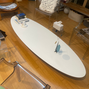 임스 와이어 베이스 일립티컬 테이블 (Eames Wire Base Elliptical Table) 이미지