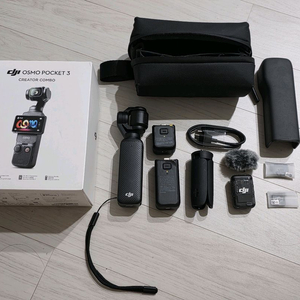 DJI 오즈모 포켓3 크리에이터 콤보+2년케어 한번도 안씀(1년 남음) 이미지