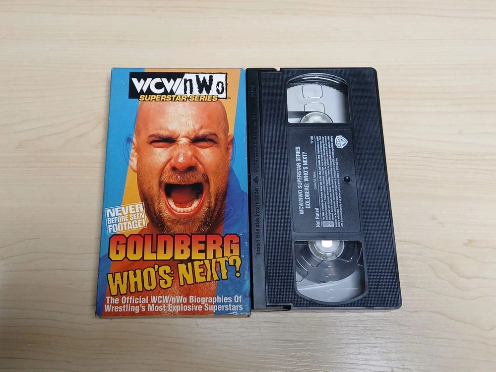 미국판 WCW / NWO 프로레슬링 골드버그 Goldberg 의 모든 것 비디오 테이프 WWE WWF 이미지