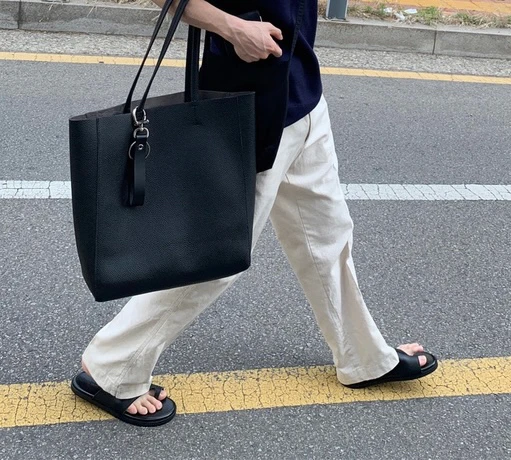 핸드메이드 가죽 레더 슬리퍼 수제화 270 이미지