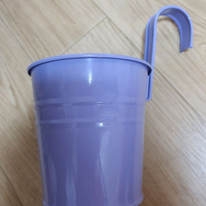 새상품 벽걸이 양철 화분 10*10cm 1개 이미지
