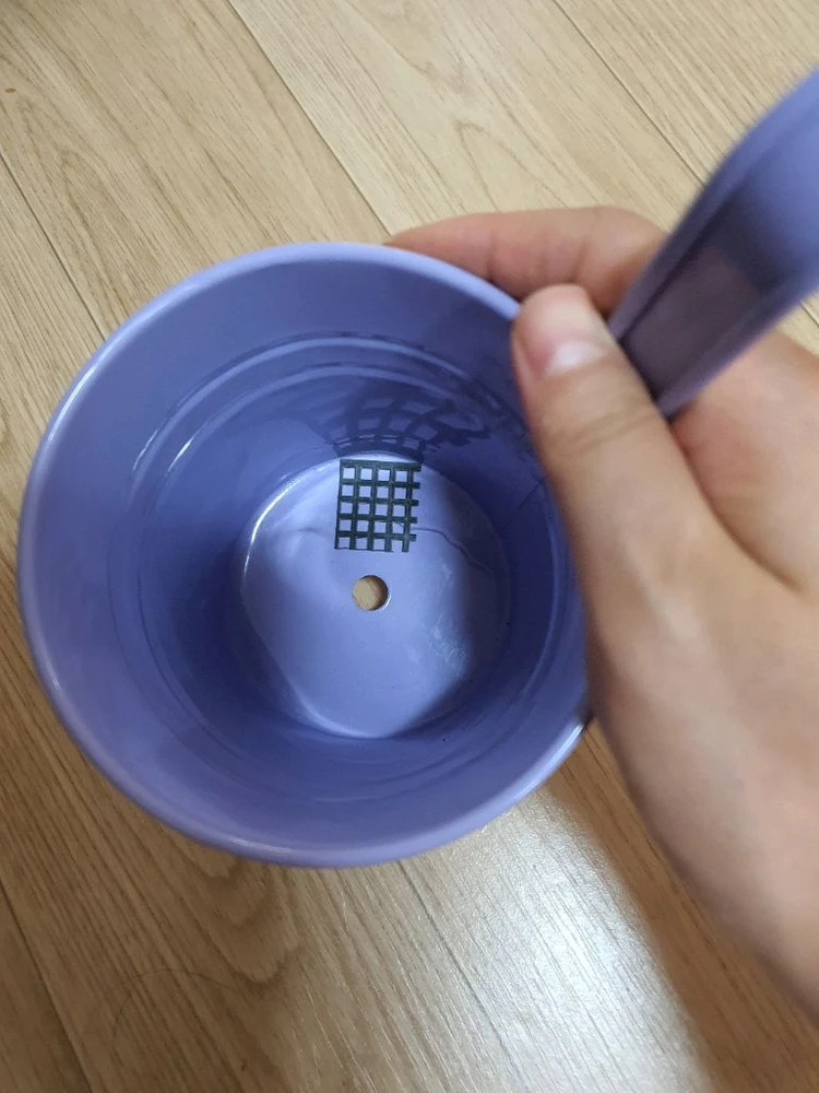 새상품 벽걸이 양철 화분 10*10cm 1개 이미지