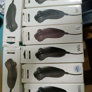 닌텐도위 wii 눈차크 블랙 이미지