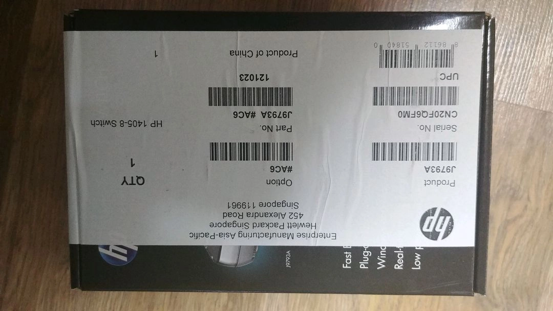 미개봉 HP 8port(HP V1408-8) 와 5port (HP V1405-5)스위치 입니다.(5포트 판매 완료) 이미지
