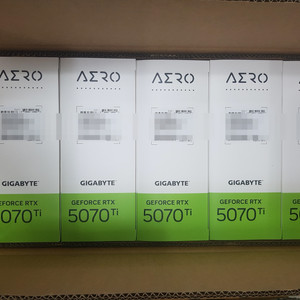 기가바이트 지포스 RTX 5070Ti AERO OC D7 16GB ( 5070 TI 에어로 ) 이미지