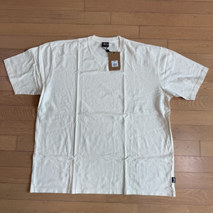 [XXL] stussy 스투시 피그먼트 다이드 크루넥 반팔 티셔츠 내츄럴 이미지