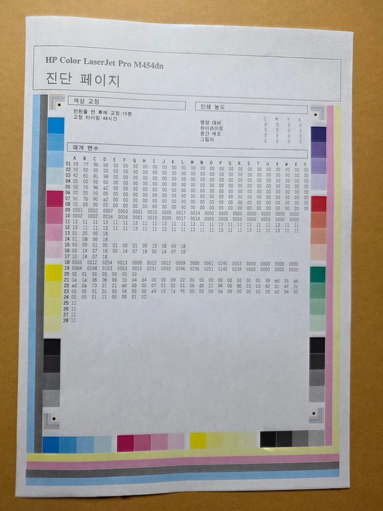 HP M454dn 컬러 레이저 프린터 , 자동양면인쇄 이미지