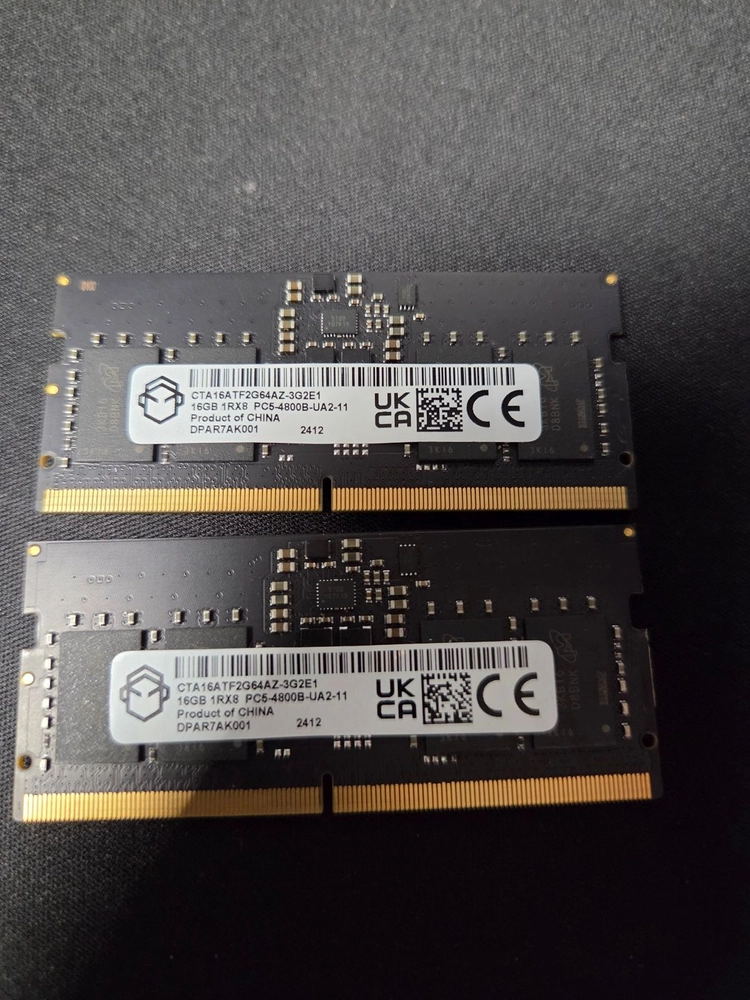 젠머신 마이크론 DDR5 32GB (16GB * 2) 메모리(램) - 안심되는 중고거래